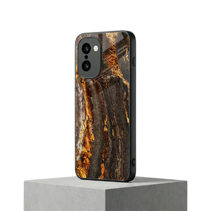 Golden Blaze oneplus 15r mobile cover | shockproof glass phone case