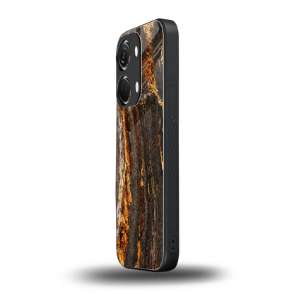 Golden Blaze oneplus nord 3 mobile cover | shockproof glass phone case