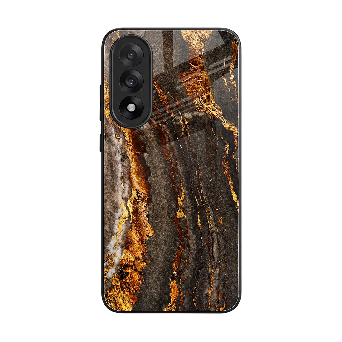 Golden Blaze back phone cover | glass case for oneplus nord 5