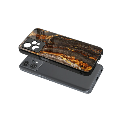 Golden Blaze sleek oneplus nord ce 2 lite cover with tempered glass back and TPU edges