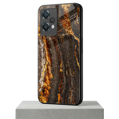 Golden Blaze oneplus nord ce 2 lite mobile cover | shockproof glass phone case