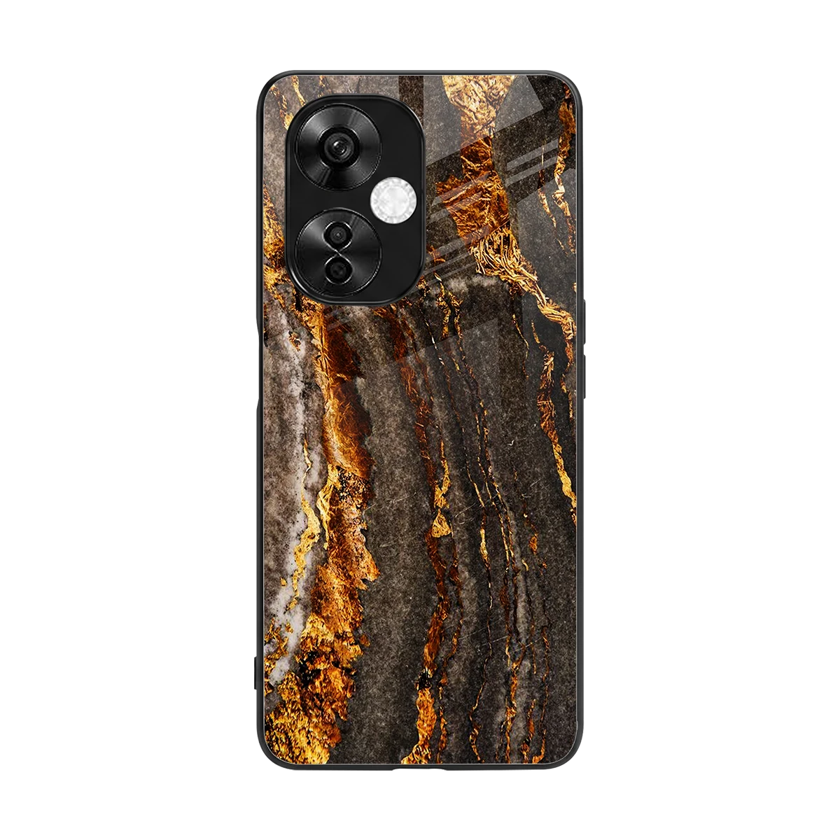 Golden Blaze back phone cover | glass case for oneplus nord ce 3 lite