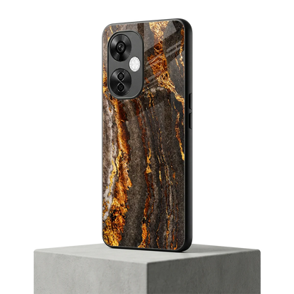 Golden Blaze oneplus nord ce 3 lite mobile cover | shockproof glass phone case