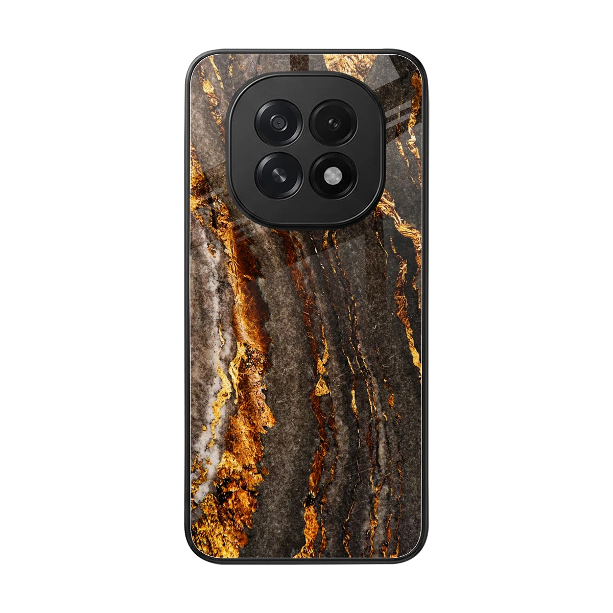 Golden Blaze back phone cover | glass case for oppo f29 5g