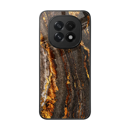 Golden Blaze back phone cover | glass case for oppo f29 5g