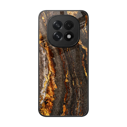 Golden Blaze back phone cover | glass case for oppo f29 5g