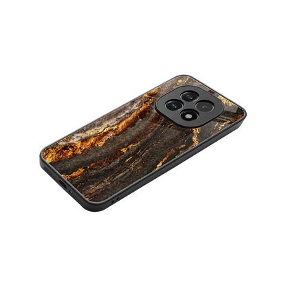 Golden Blaze stylish phone case for oppo f29 5g | glossy glass and slim fit