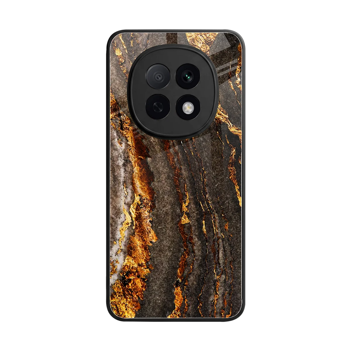 Golden Blaze back phone cover | glass case for oppo f29 pro 5g