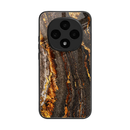 Golden Blaze back phone cover | glass case for oppo f31 pro 5g