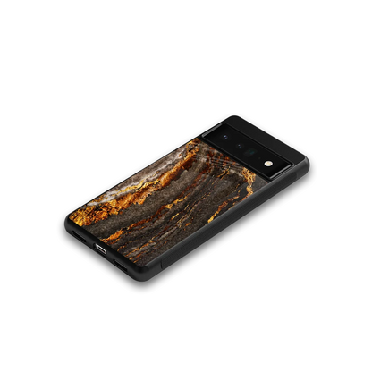 Golden Blaze google pixel 6 pro mobile cover | shockproof glass phone case