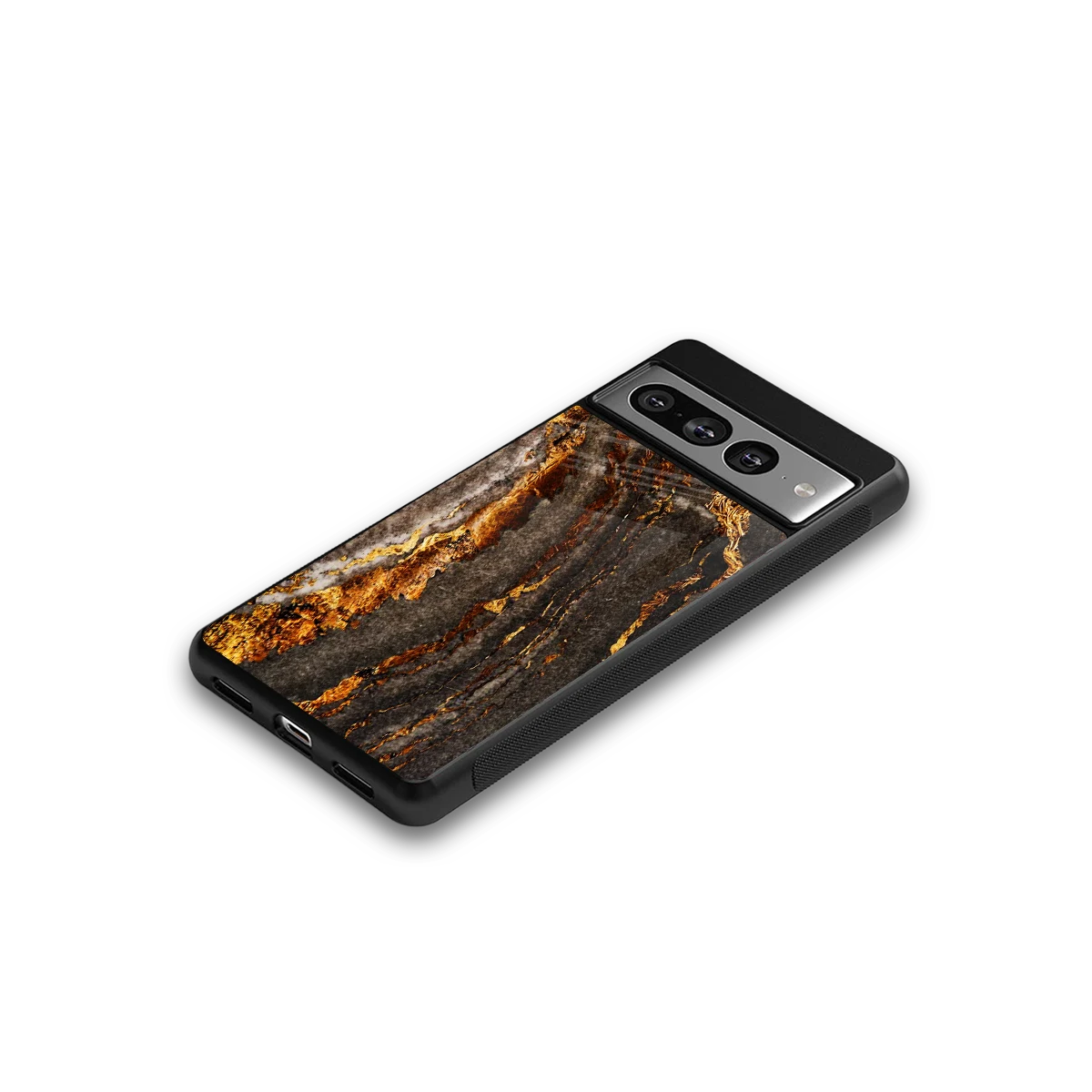 Golden Blaze google pixel 7 pro mobile cover | shockproof glass phone case