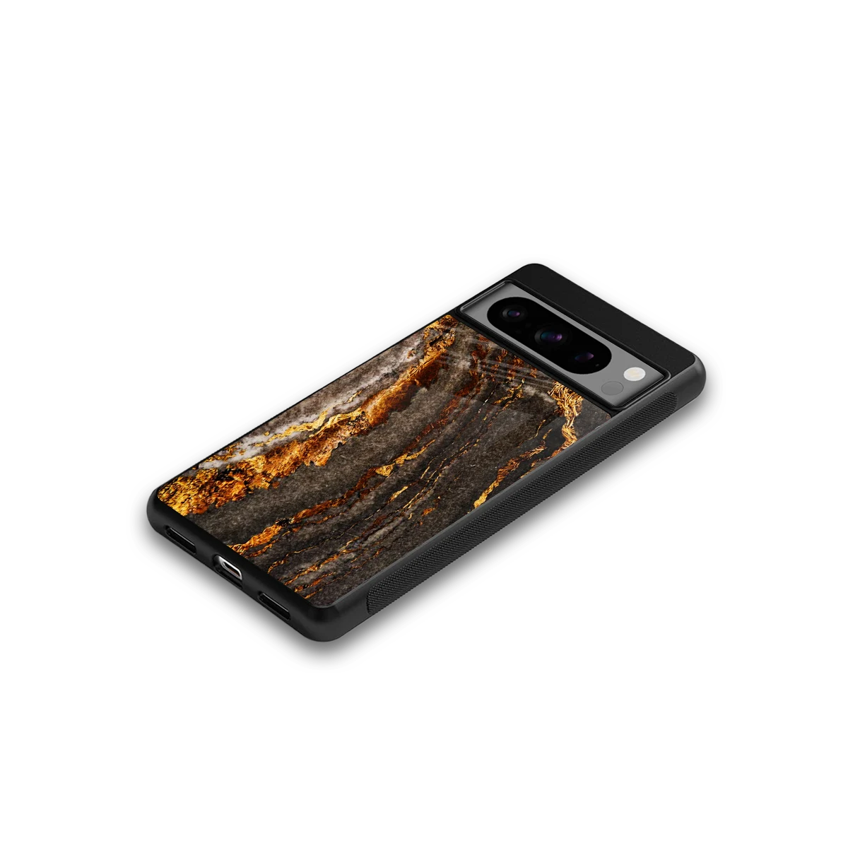 Golden Blaze google pixel 8 pro mobile cover | shockproof glass phone case