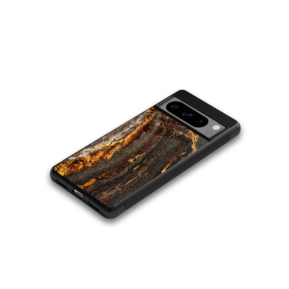 Golden Blaze google pixel 8 pro mobile cover | shockproof glass phone case
