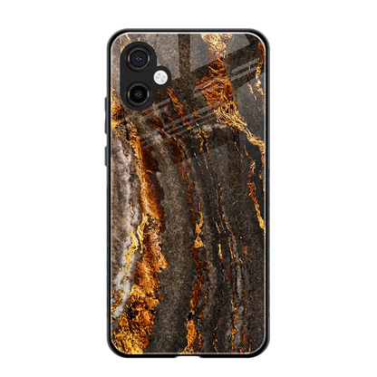 Golden Blaze back phone cover | glass case for samsung galaxy a06 5g