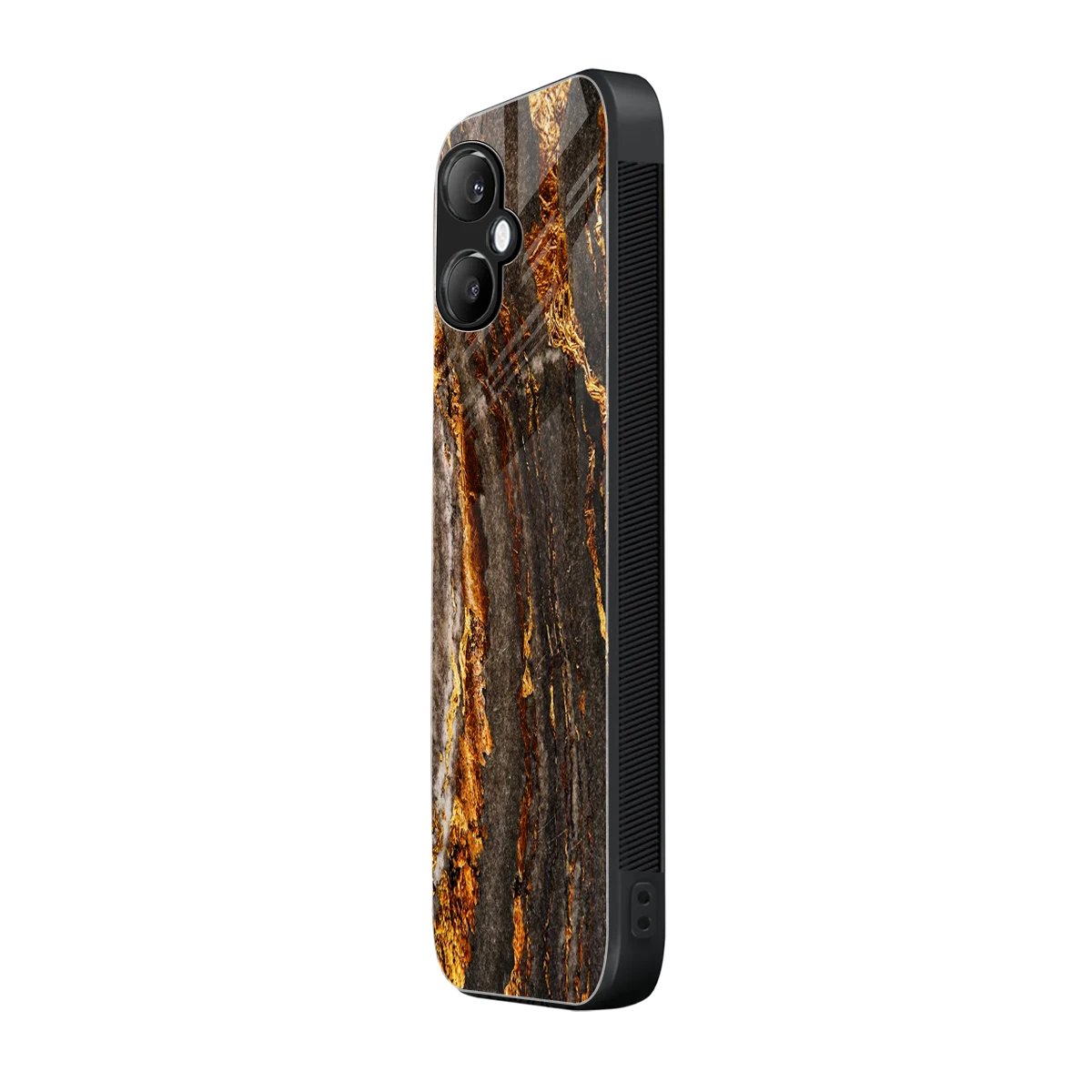Golden Blaze samsung galaxy a06 5g mobile cover | shockproof glass phone case