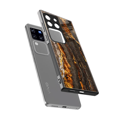 Golden Blaze sleekvivo v30 pro cover with tempered glass back and TPU edges