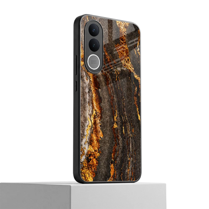 Golden Blaze vivo v70 fe mobile cover | shockproof glass phone case