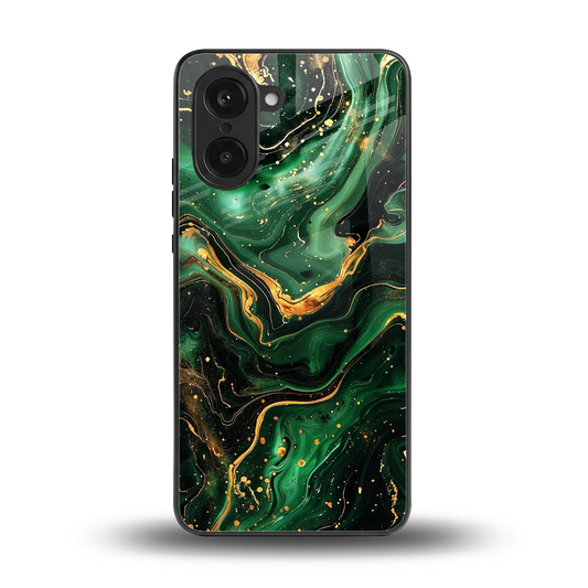 Golden Forest back phone cover | glass case for oneplus nord ce5 5g