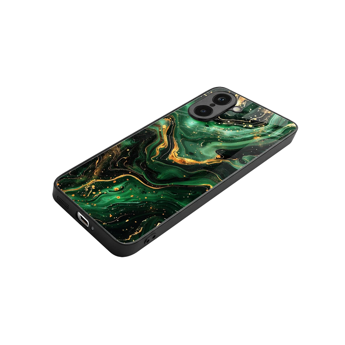 Golden Forest stylish phone case for oneplus nord ce5 5g | glossy glass and slim fit