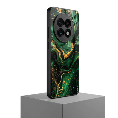 Golden Forest oneplus 13 mobile cover | shockproof glass phone case