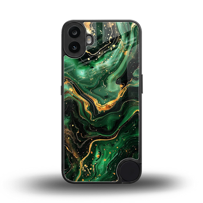 Golden Forest back phone cover | glass case for cmf nothing phone 1