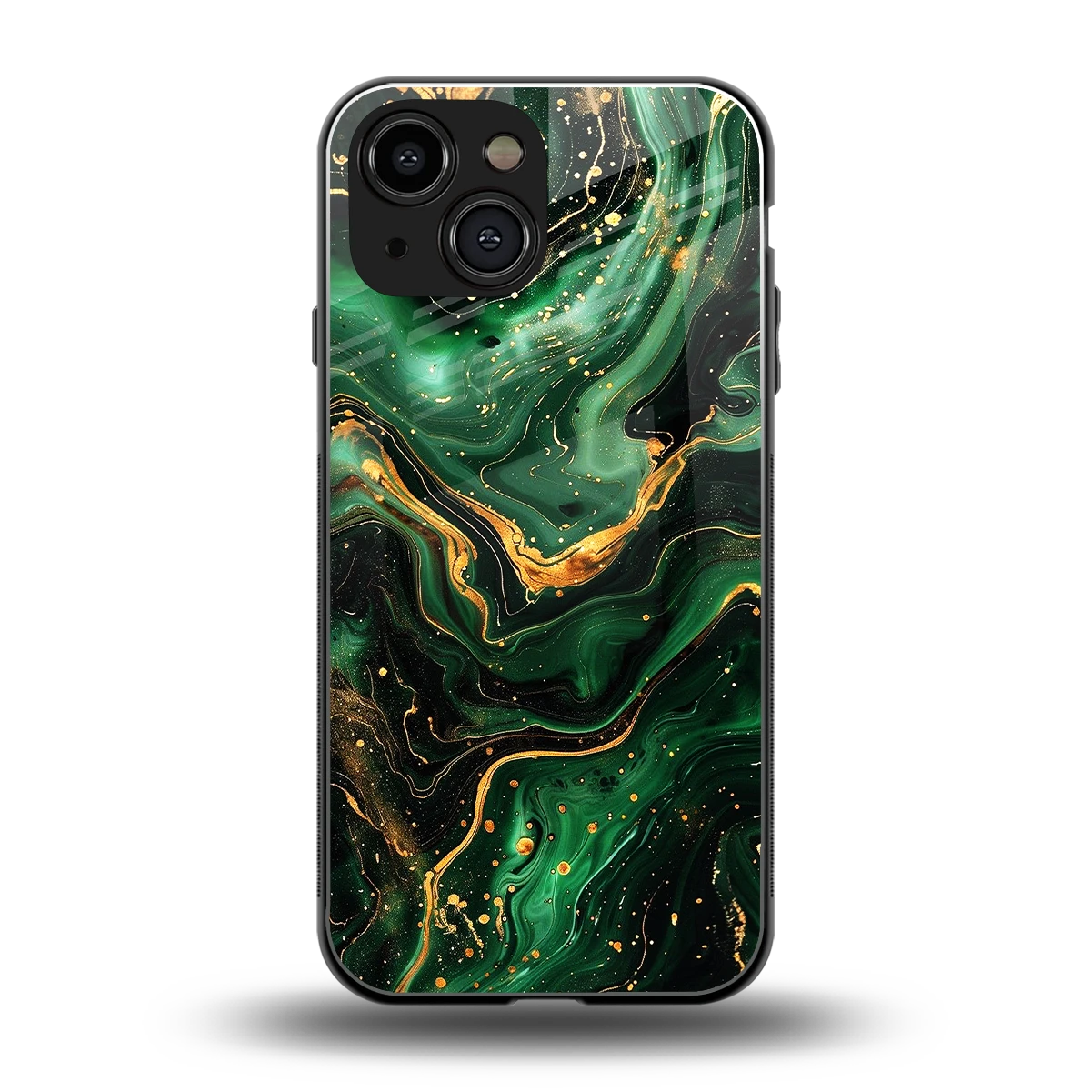Golden Forest back phone cover | glass case for iphone 13 mini