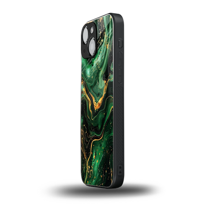 Golden Forest iphone 13 mini mobile cover | shockproof glass phone case