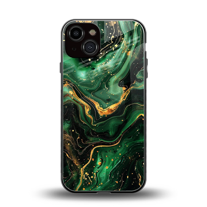 Golden Forest back phone cover | glass case for iphone 13