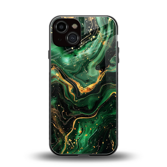 Golden Forest back phone cover | glass case for iphone 14