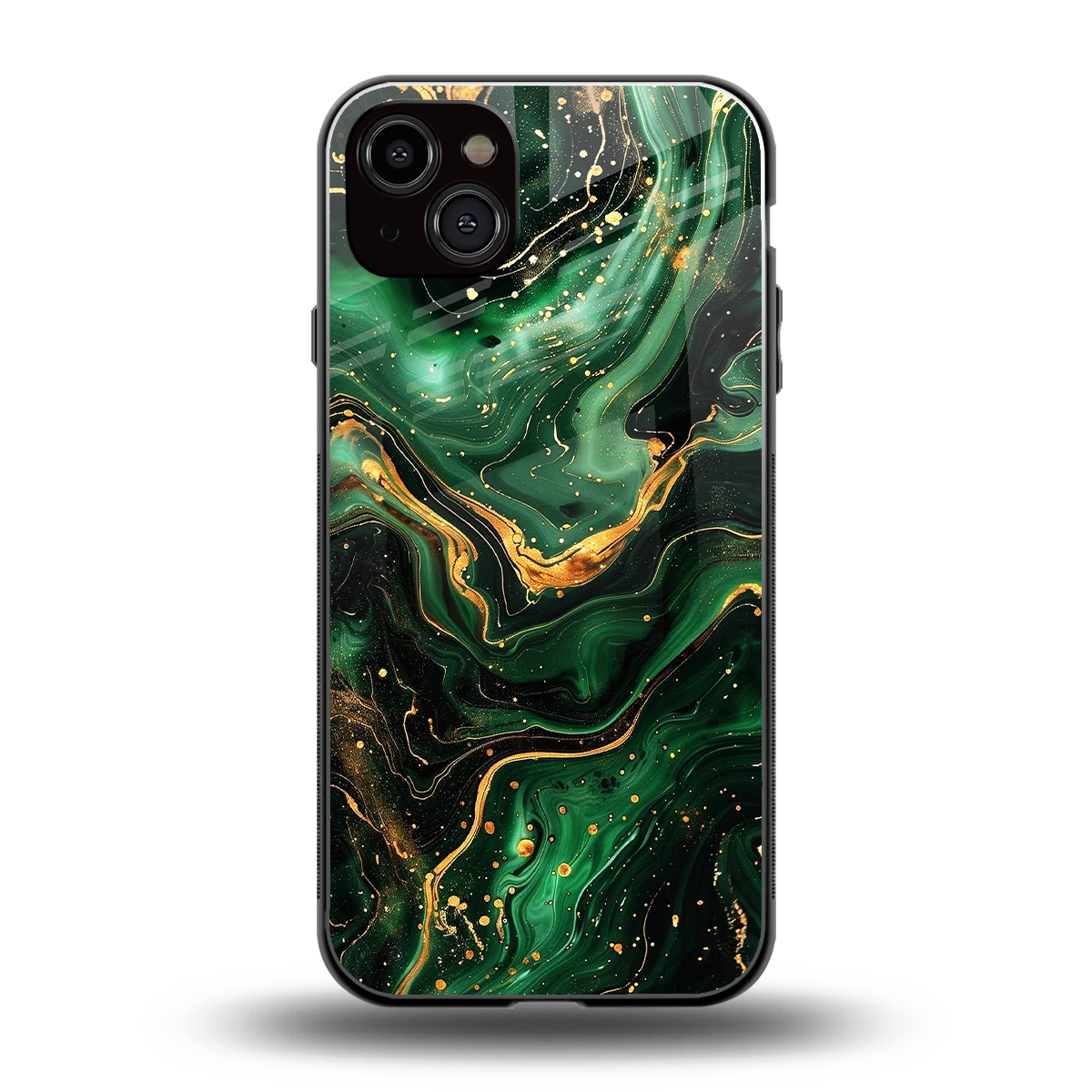 Golden Forest back phone cover | glass case for iphone 14 plus