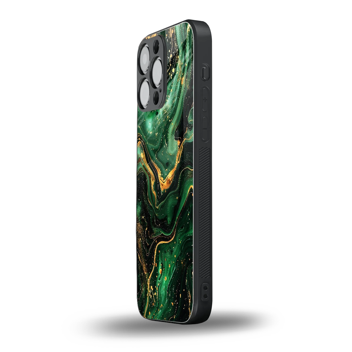 Golden Forest iphone 15 pro max mobile cover | shockproof glass phone case