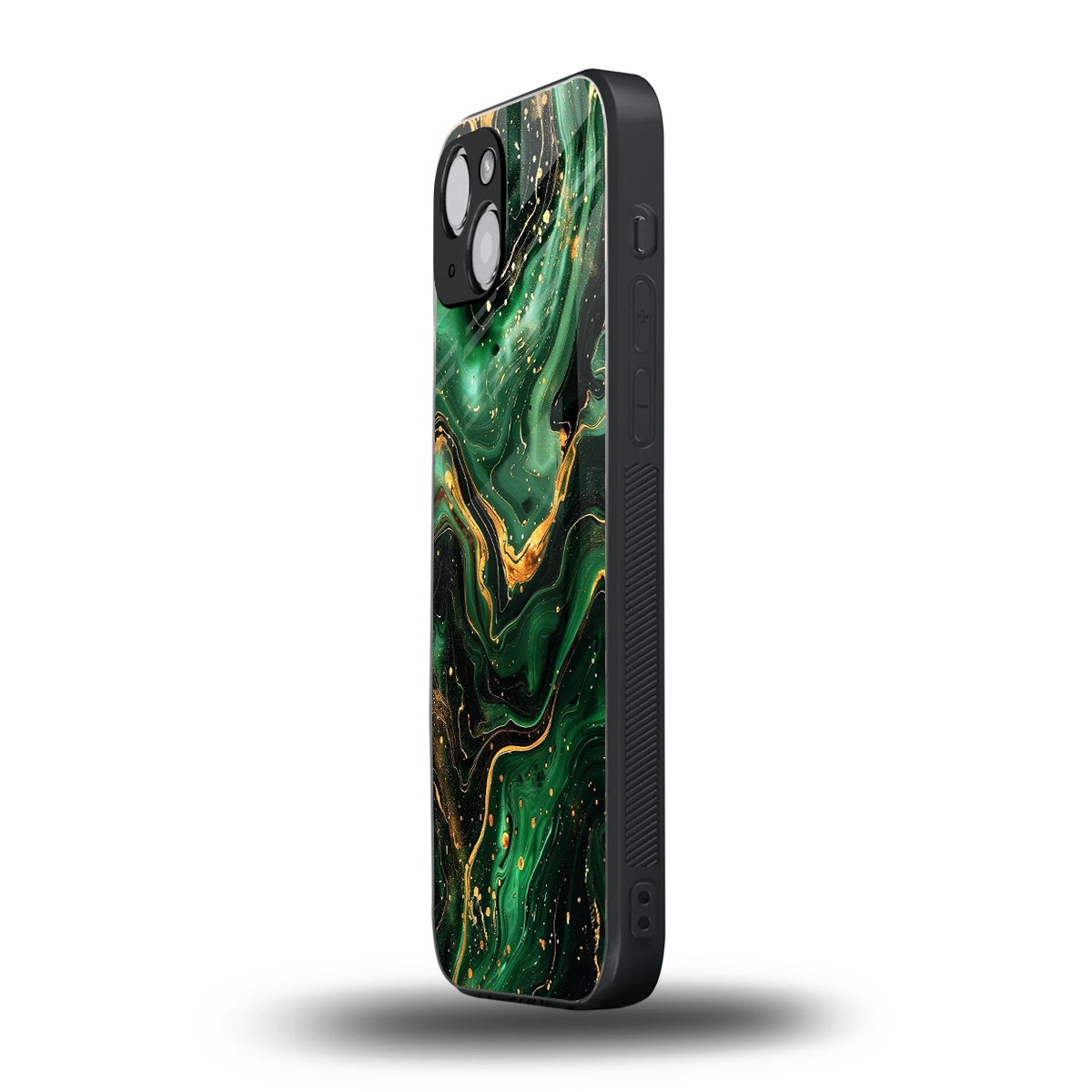 Golden Forest iphone 15 mobile cover | shockproof glass phone case