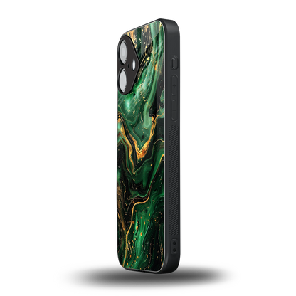 Golden Forest iPhone 16 mobile cover | shockproof glass phone case