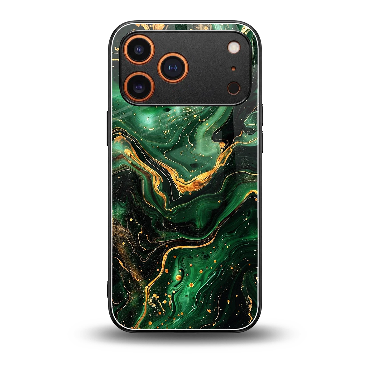 Golden Forest back phone cover | glass case for iphone 17 pro