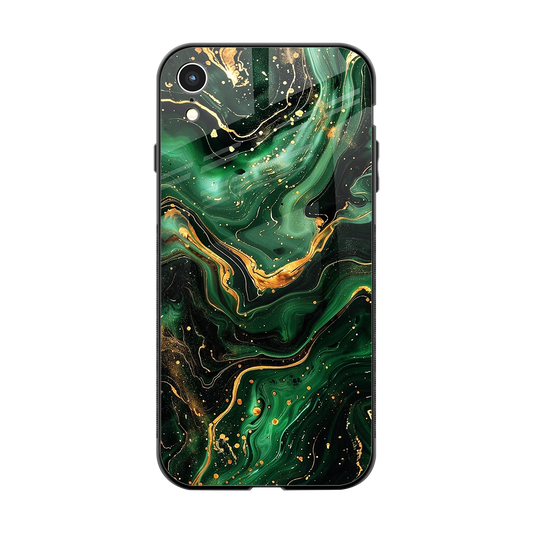 Golden Forest back phone cover | glass case for iphone xr