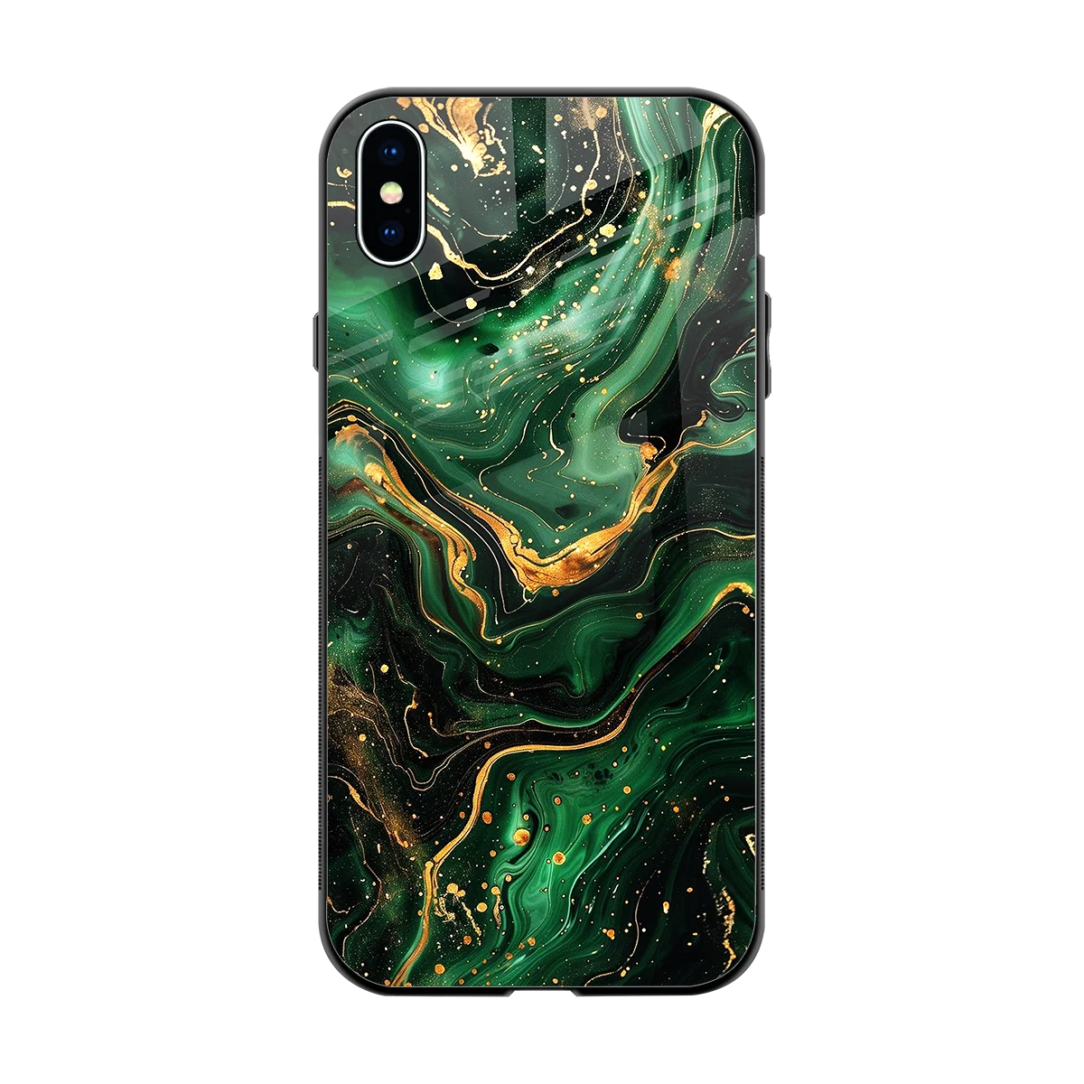 Golden Forest back phone cover | glass case for iphone xs max