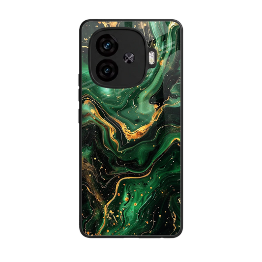 Golden Forest back phone cover | glass case for iqoo neo 10r 5g