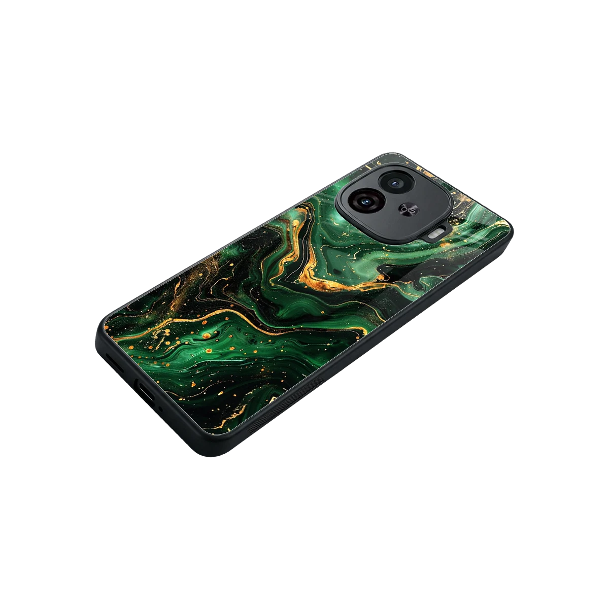 Golden Forest stylish phone case for iqoo neo 10r 5g | glossy glass and slim fit