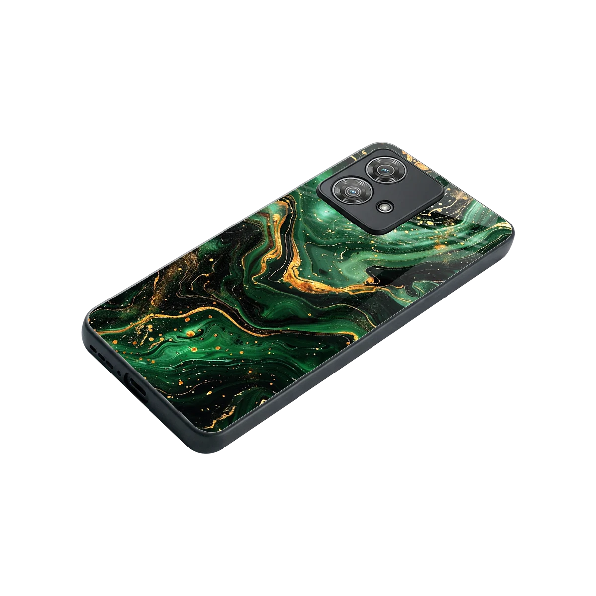Golden Forest stylish phone case for motorola edge 40 neo 5g | glossy glass and slim fit