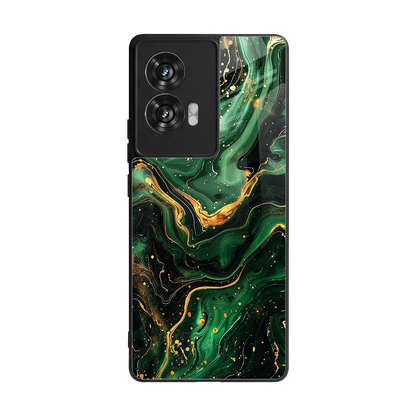 Golden Forest back phone cover | glass case for motorola edge 50 fusion