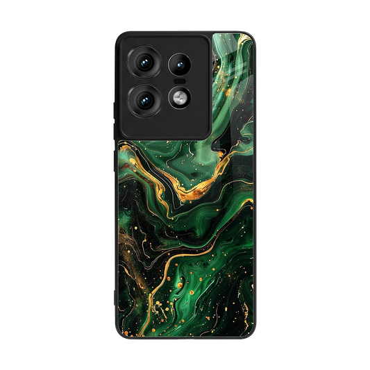 Golden Forest back phone cover | glass case for motorola edge 50 pro