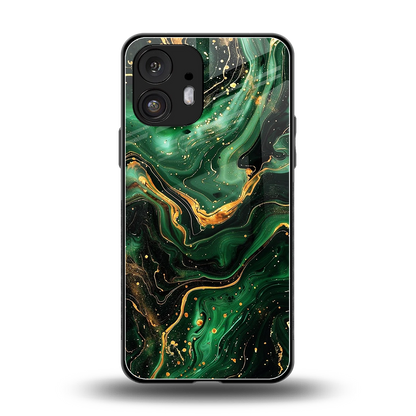Golden Forest back phone cover | glass case for nothing phone 2