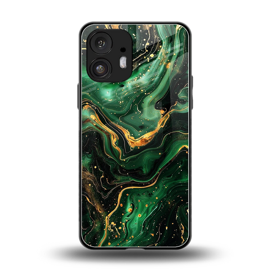 Golden Forest back phone cover | glass case for nothing phone 2