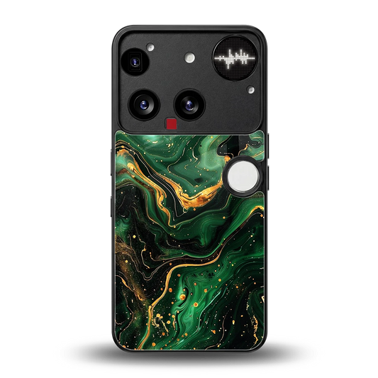 Golden Forest back phone cover | glass case for nothing phone 3