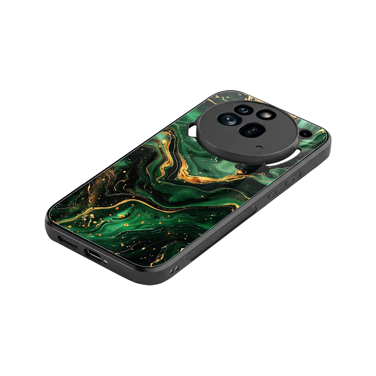 Golden Forest stylish phone case for nothing phone 3a pro | glossy glass and slim fit