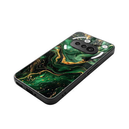 Golden Forest stylish phone case for nothing phone 3a | glossy glass and slim fit