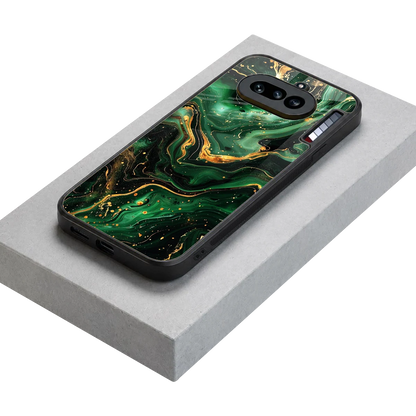Golden Forest stylish phone case for nothing phone 4a | glossy glass and slim fit