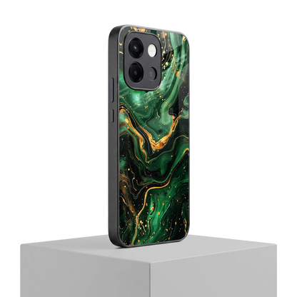 Golden Forest oneplus 13s mobile cover | shockproof glass phone case