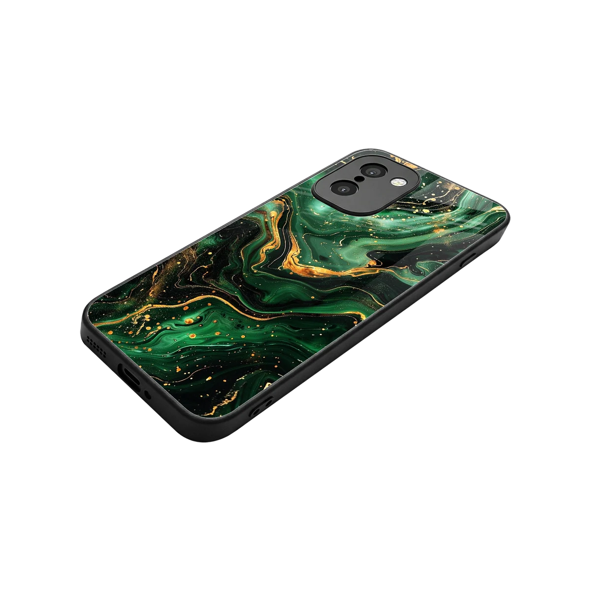 Golden Forest stylish phone case for oneplus 15r | glossy glass and slim fit