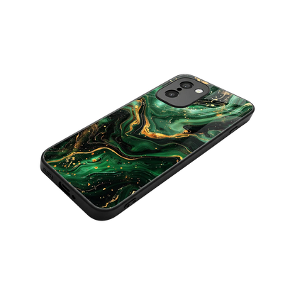 Golden Forest stylish phone case for oneplus 15r | glossy glass and slim fit
